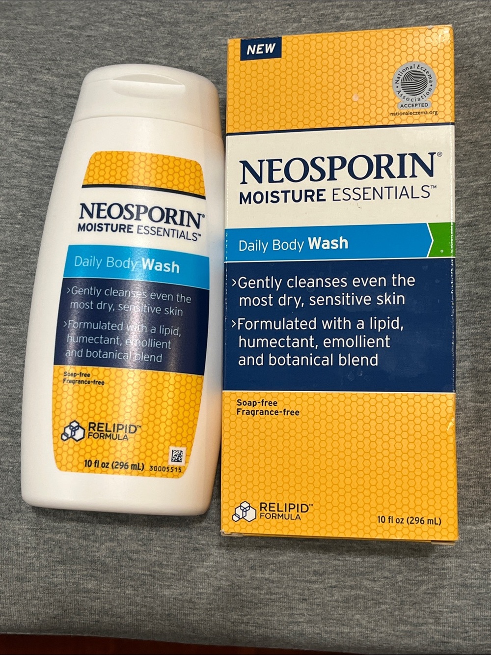 NWT Neosporin Moisture Essentials Daily Body Wash (10 oz), Discontinued